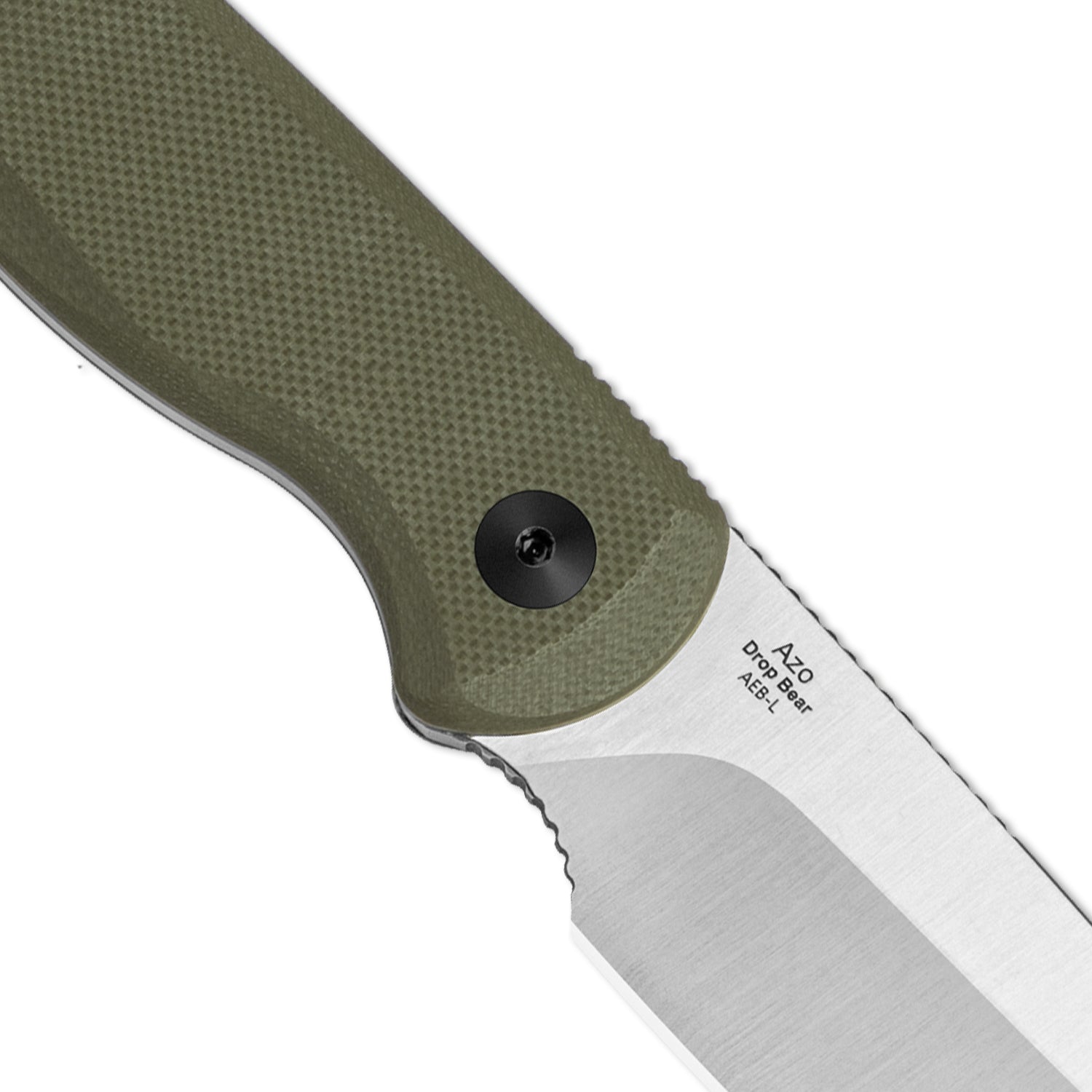 Drop Bear® Fix | AEB-L | Olive Green G10 | KizerV™ 1093A1