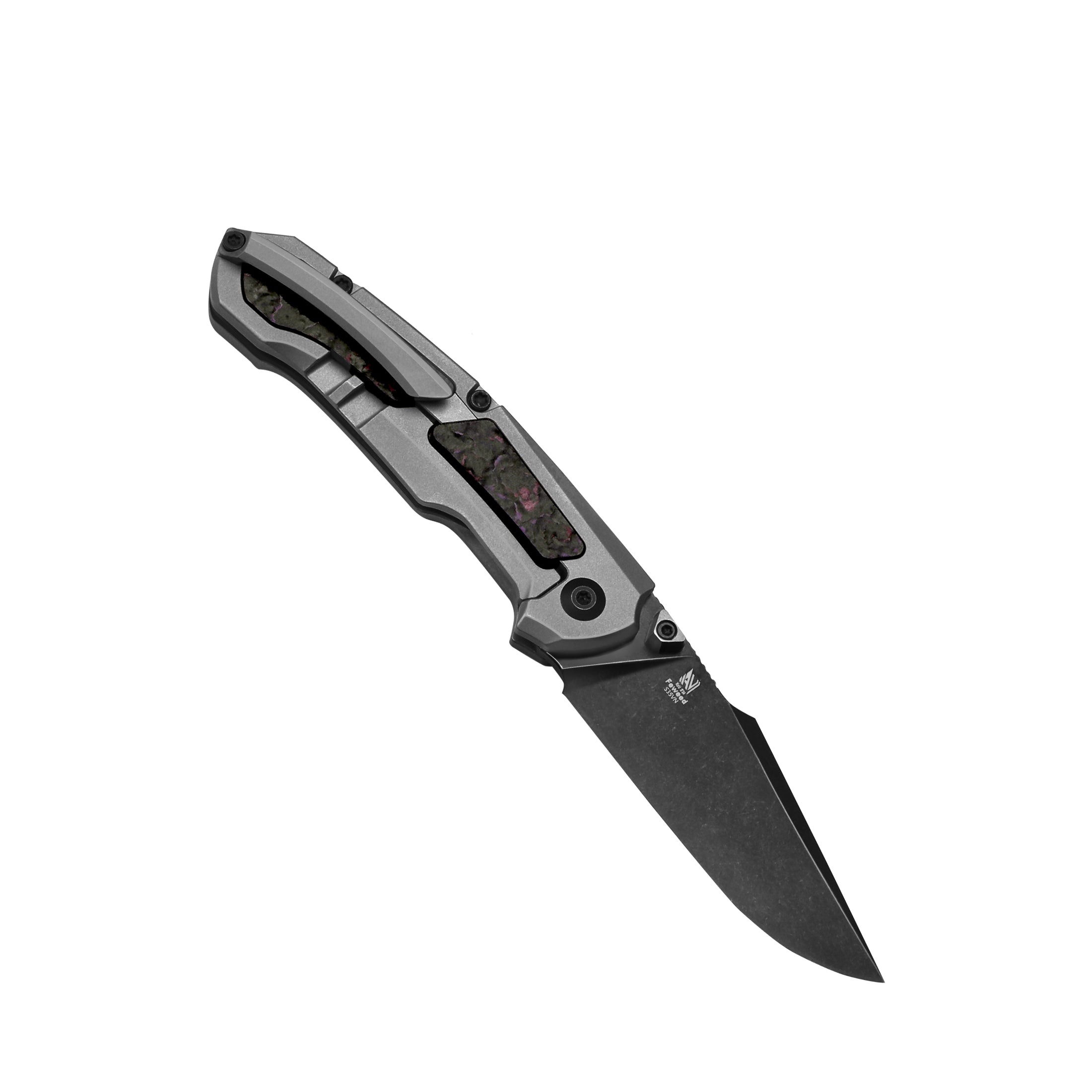 Feweed | S35VN | Titanium+ Fat Carbon（Purple haze）| Ki3694A1