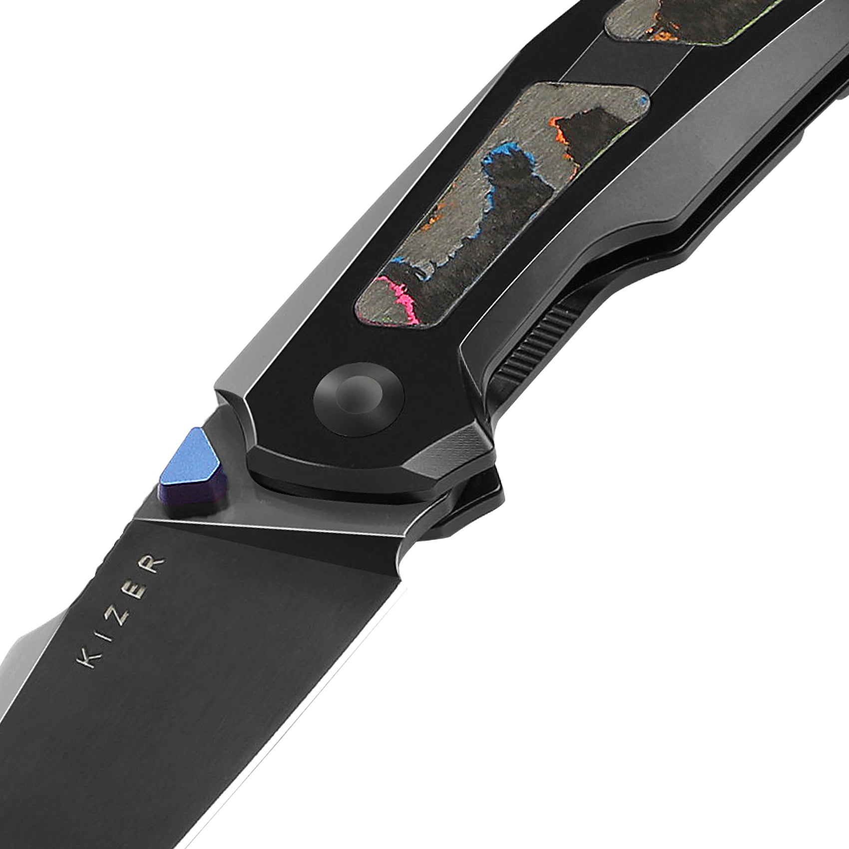 Feweed | S45VN | Titanium（Camo Carbon 80s）| Ki3694A3