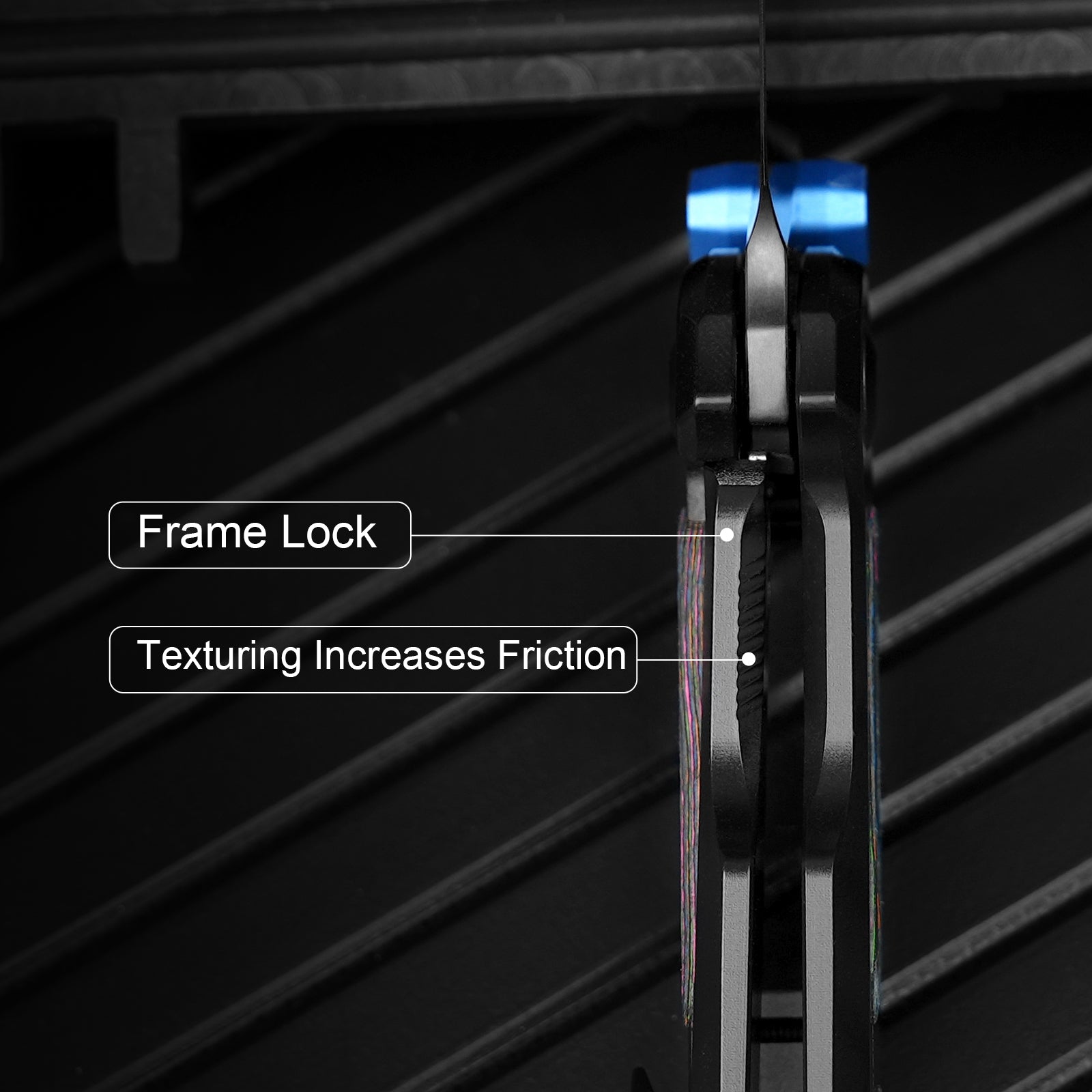 Feweed | S45VN | Titanium（Camo Carbon 80s）| Ki3694A3