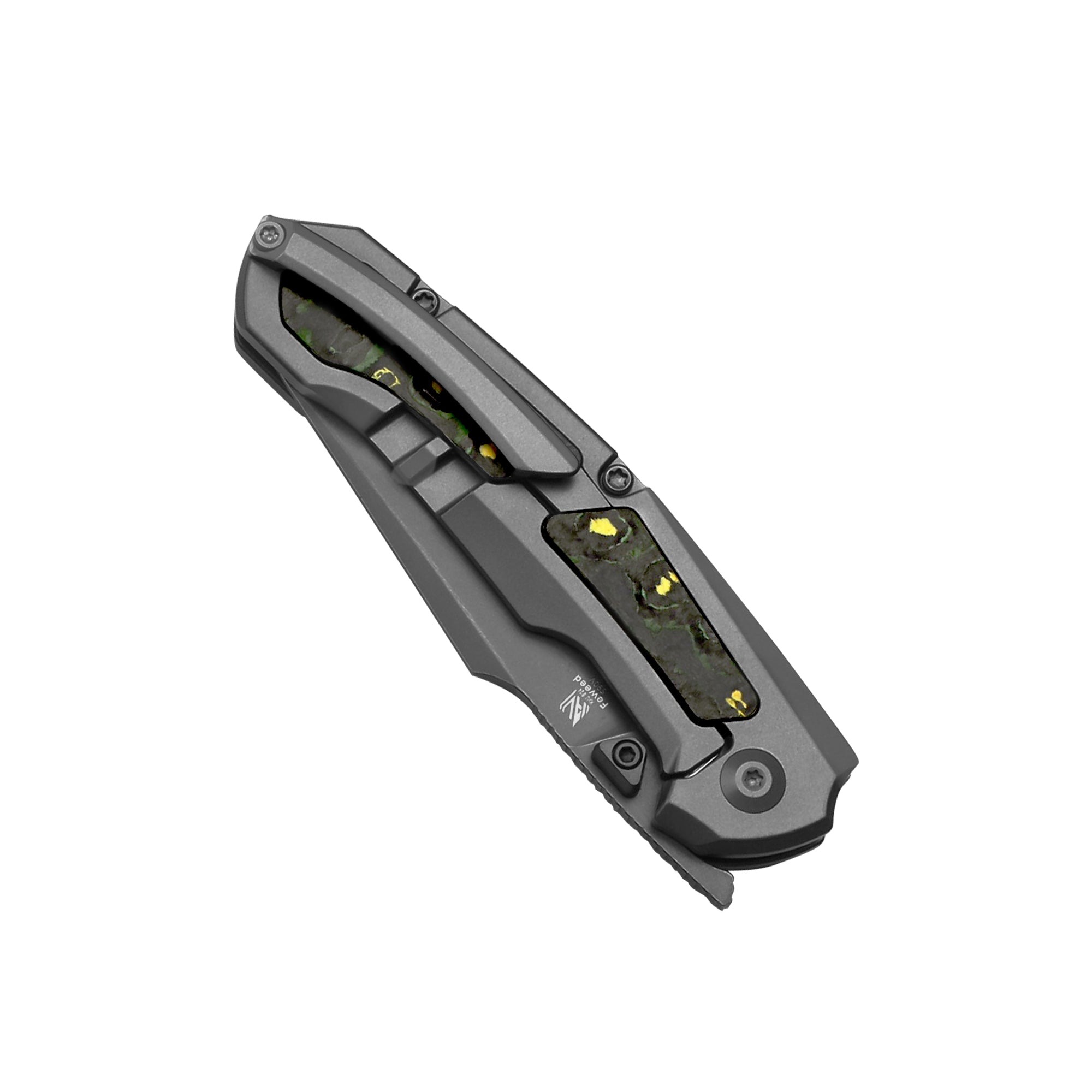 Feweed | S90V | Titanium+ Fat Carbon（Toxic Storm）| Ki3694A2