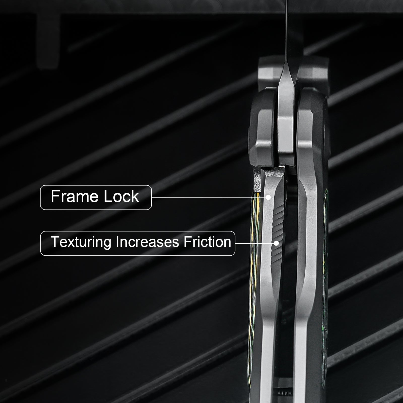 Feweed | S90V | Titanium+ Fat Carbon（Toxic Storm）| Ki3694A2