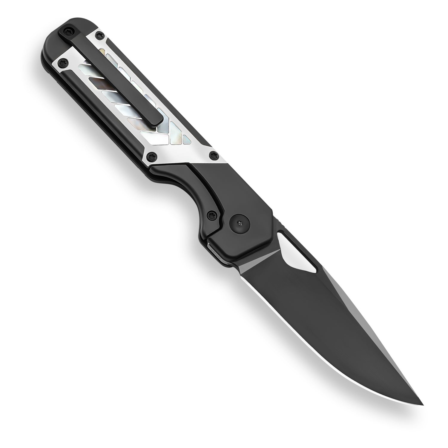 Militaw 3.36 inch M390 Titanium & Mother of pearl Ki3634A8-Kizer