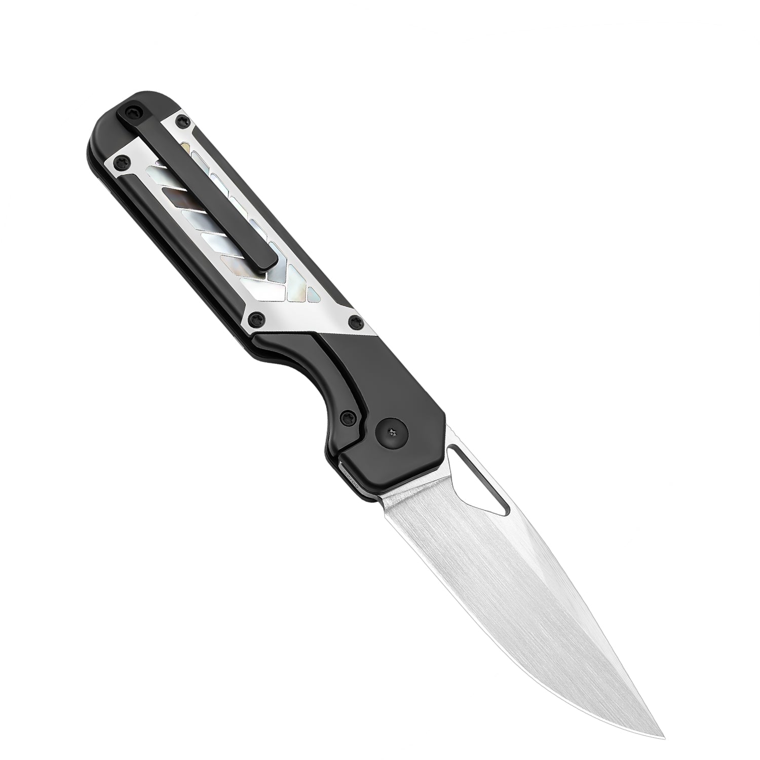 Militaw 3.36 inch M390 Titanium & Mother of pearl Ki3634A7-Kizer