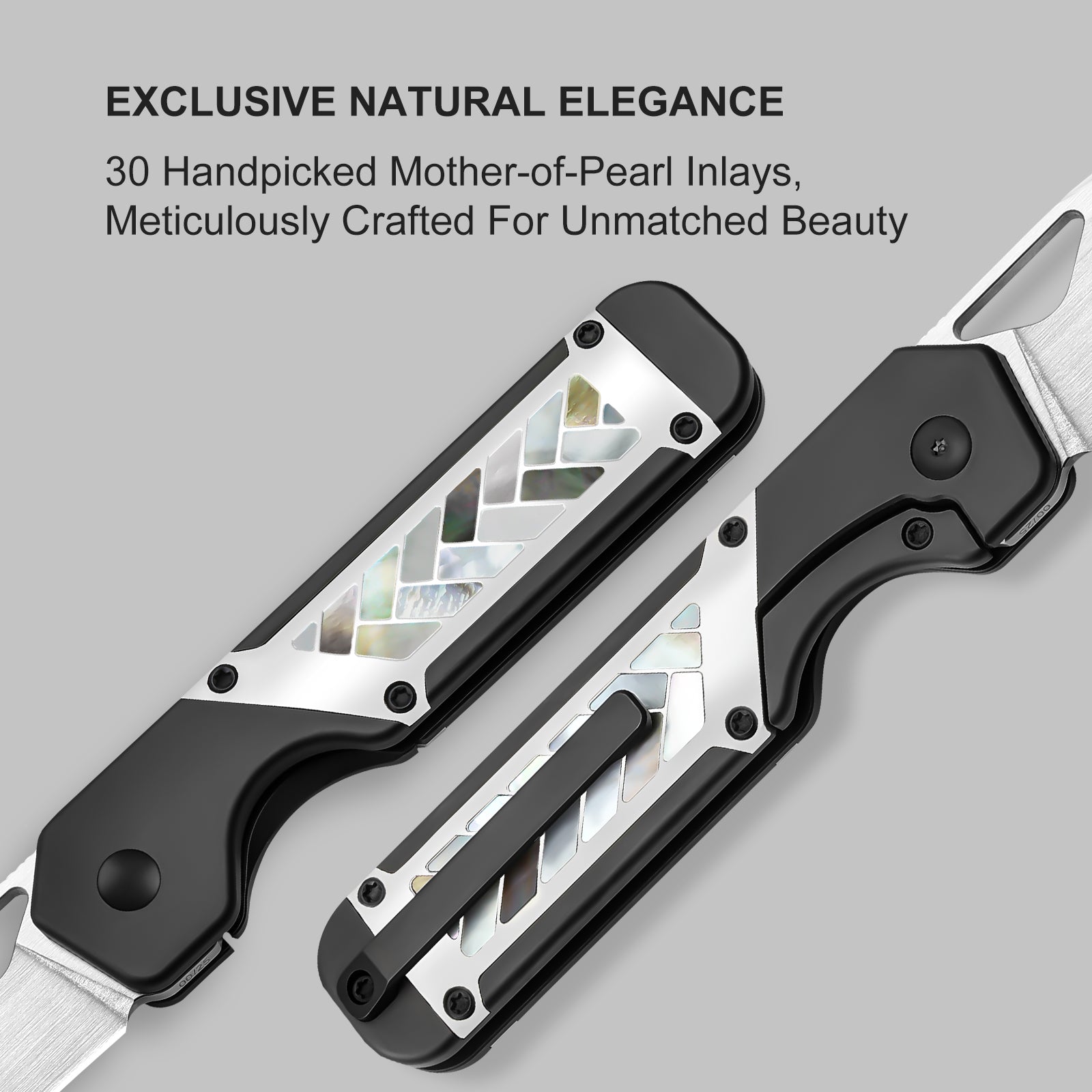 Militaw® | M390 | Titanium & Mother of pearl | Limited 25pcs | Exclusive | KizerB™ 3634A7