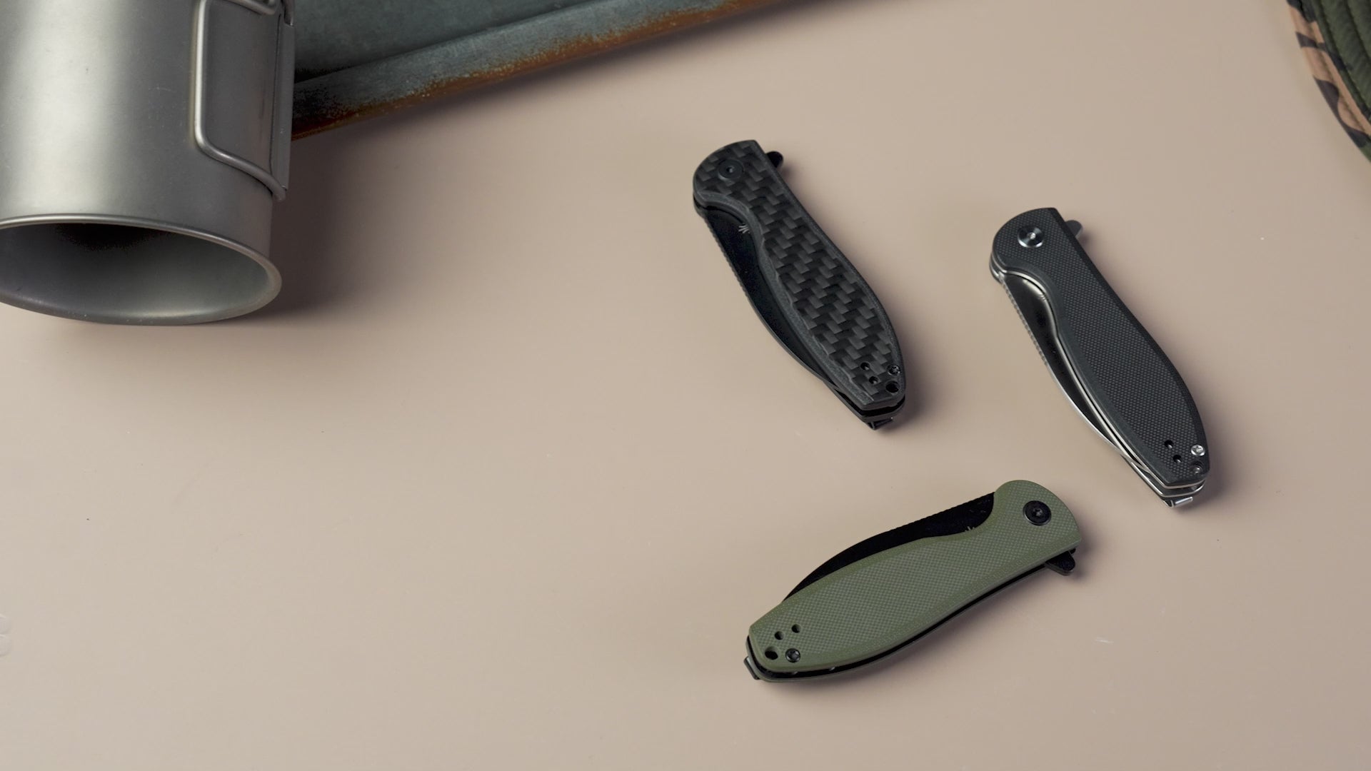 Infinity 3.09 Inches NitroV Blade G10 Handle V3579M1-Kizer