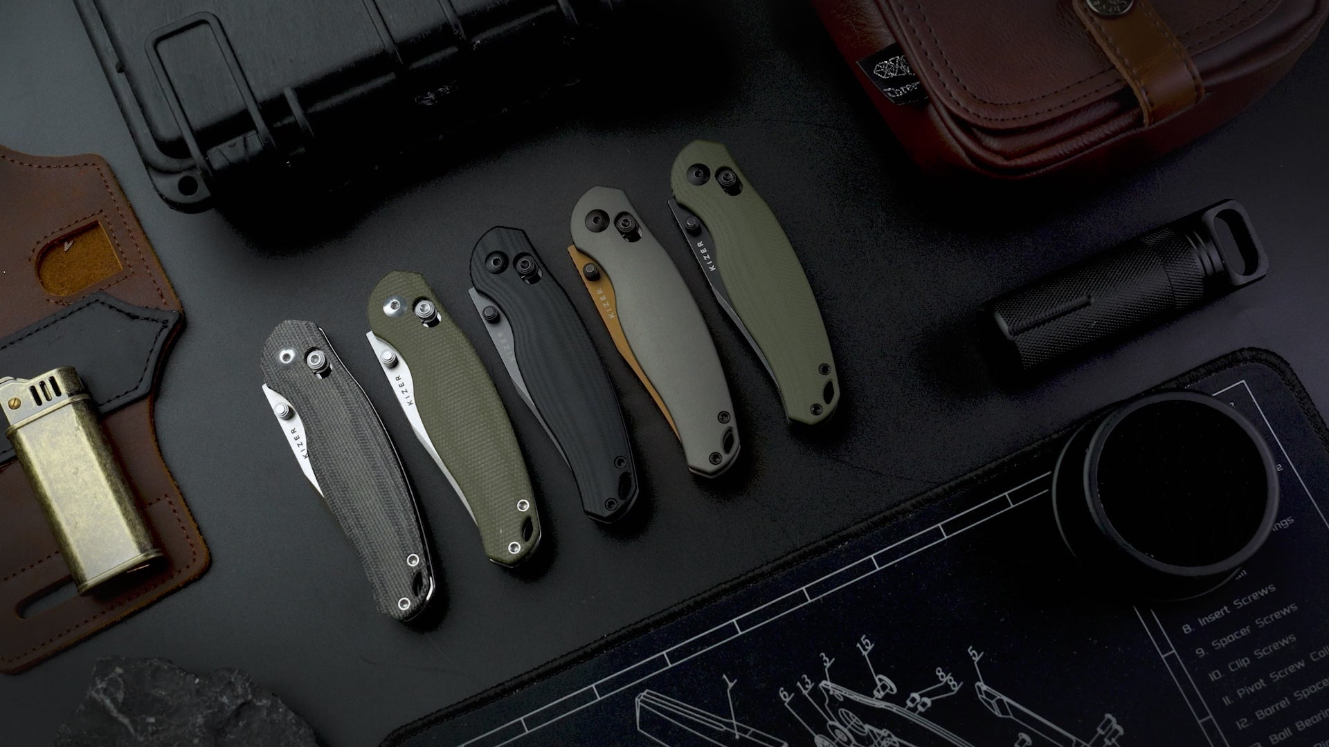 Phoca CC 2.9 inch AEB-L Norplex UltreX Micarta V3780A3-Kizer