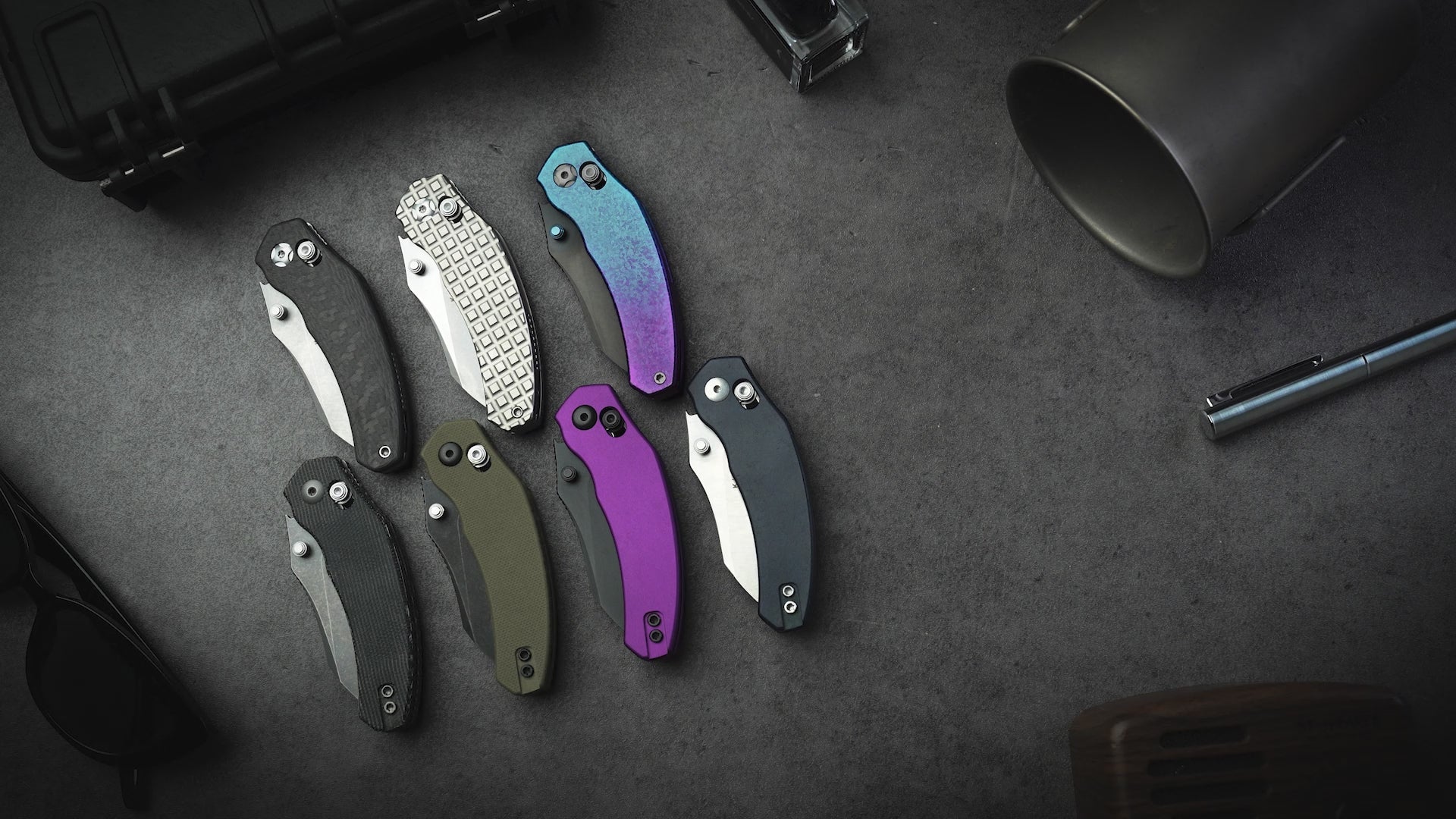 Mini Bulldog 2.51 inch S45VN Titanium & Crystallized Titanium