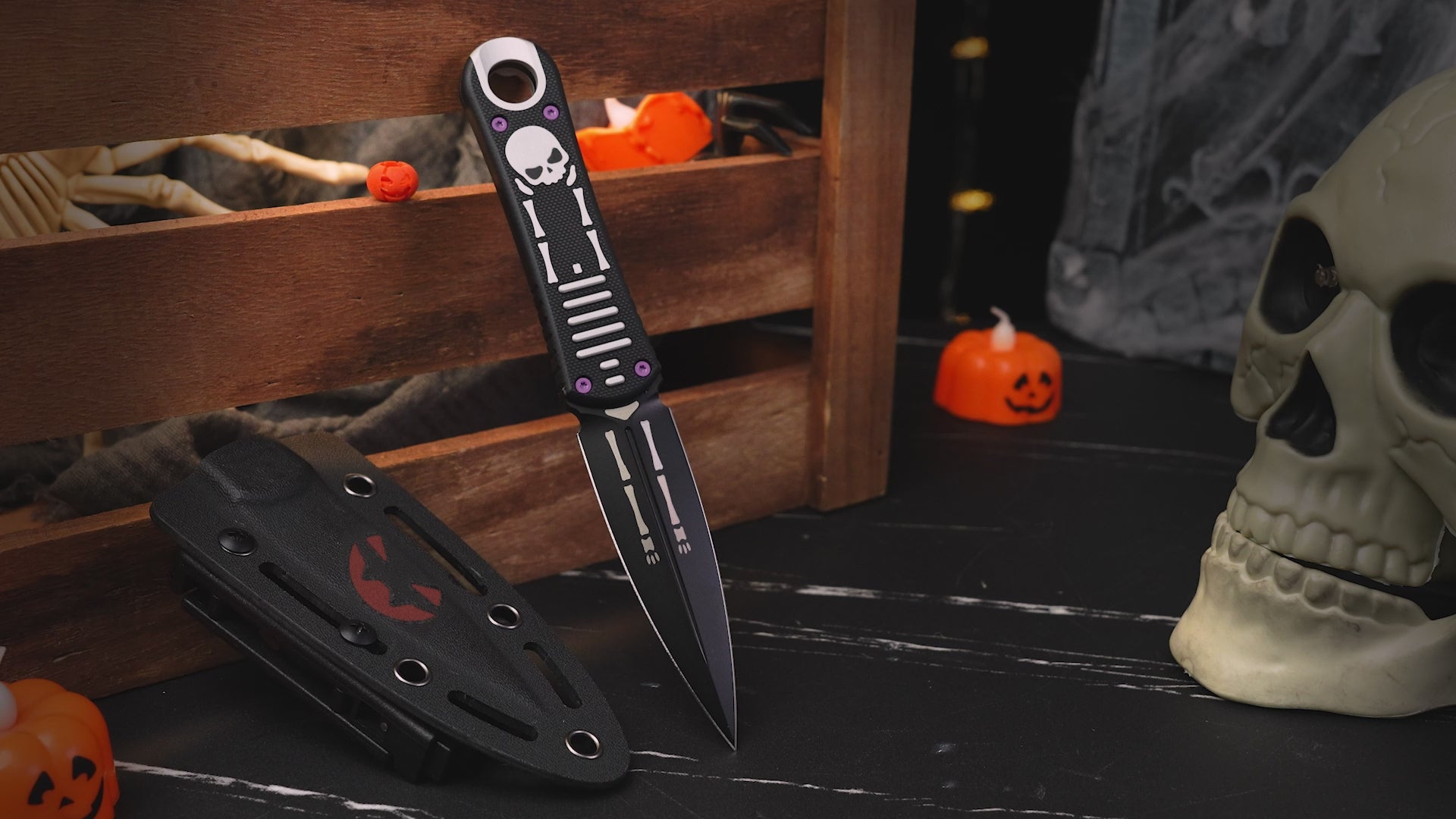 Halloween 3.5 Inch Hidden Agenda AEB-L Aluminum & G10 1083HW1