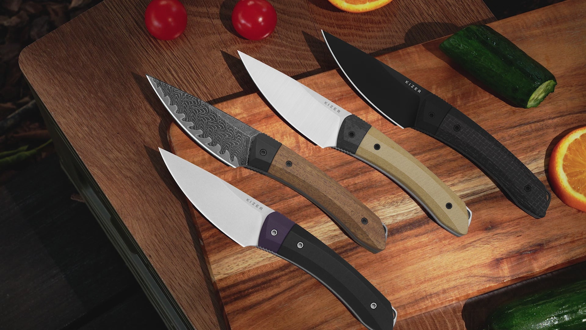 Momo Fix 3 | Takefu VG-10 Damascus | Mkuruti Wood & G10 | KizerB™ 1124