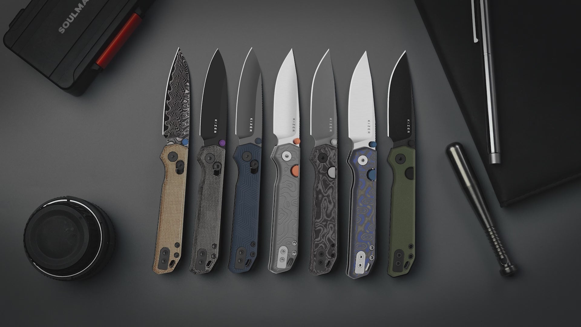 Begleiter 2.9 | Kizer Clutch Lock™ | Norplex UltreX™ Micarta | BD1N |