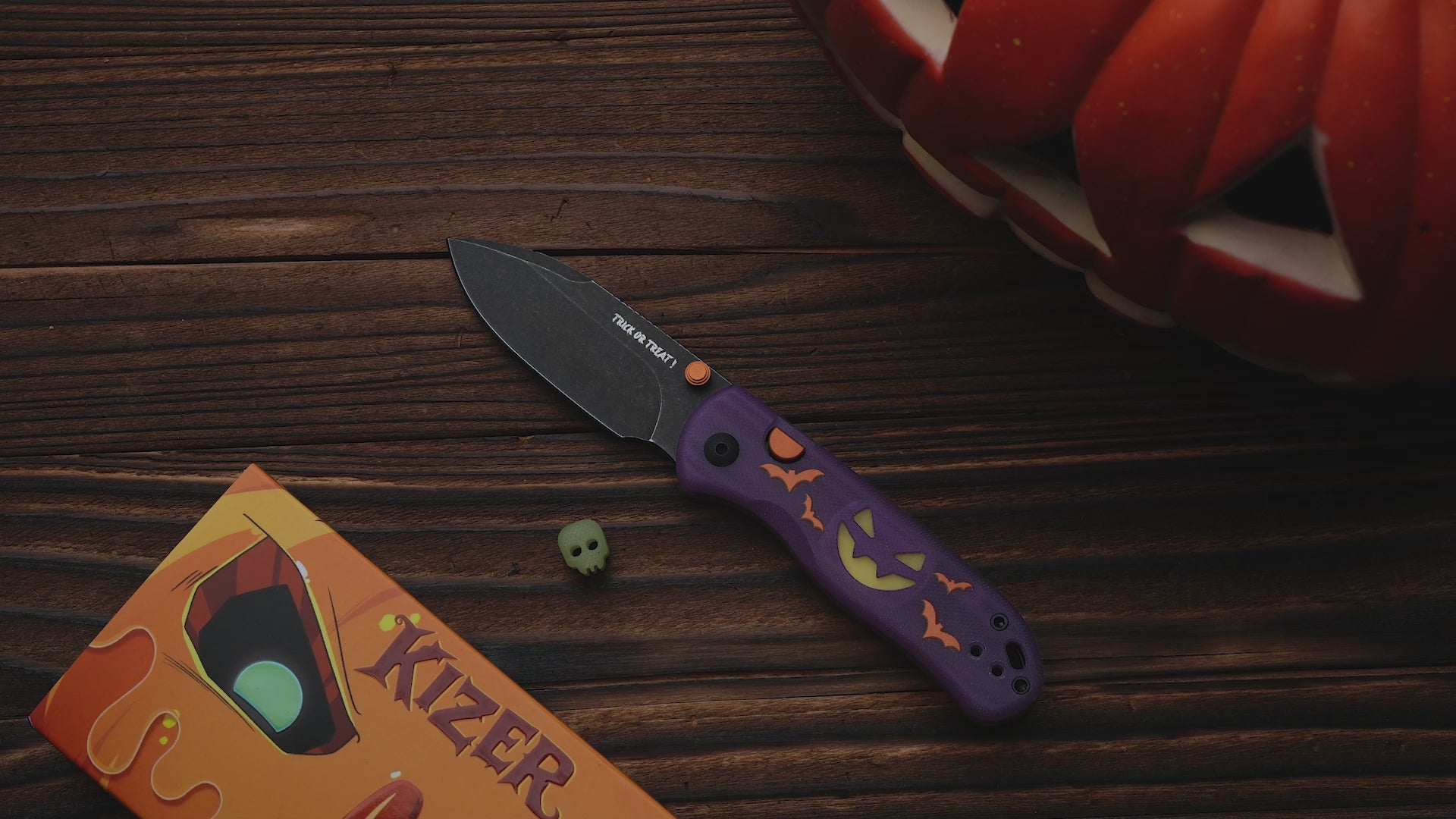 Halloween | Drop Bear® 2 | AEB-L | Dual-Color GID Handle | KizerV™ 361