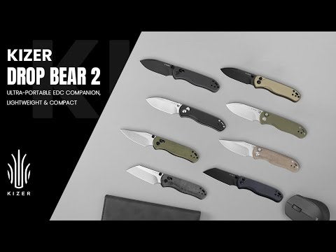 Drop Bear 2 - 2.85 inch Nitro-V Micarta V3619.2KC1-Kizer
