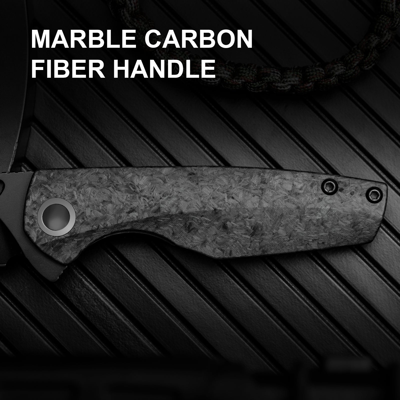 Sparrow | S45VN | Marble Carbon Fiber+Titanium | KizerB™ 3628A2