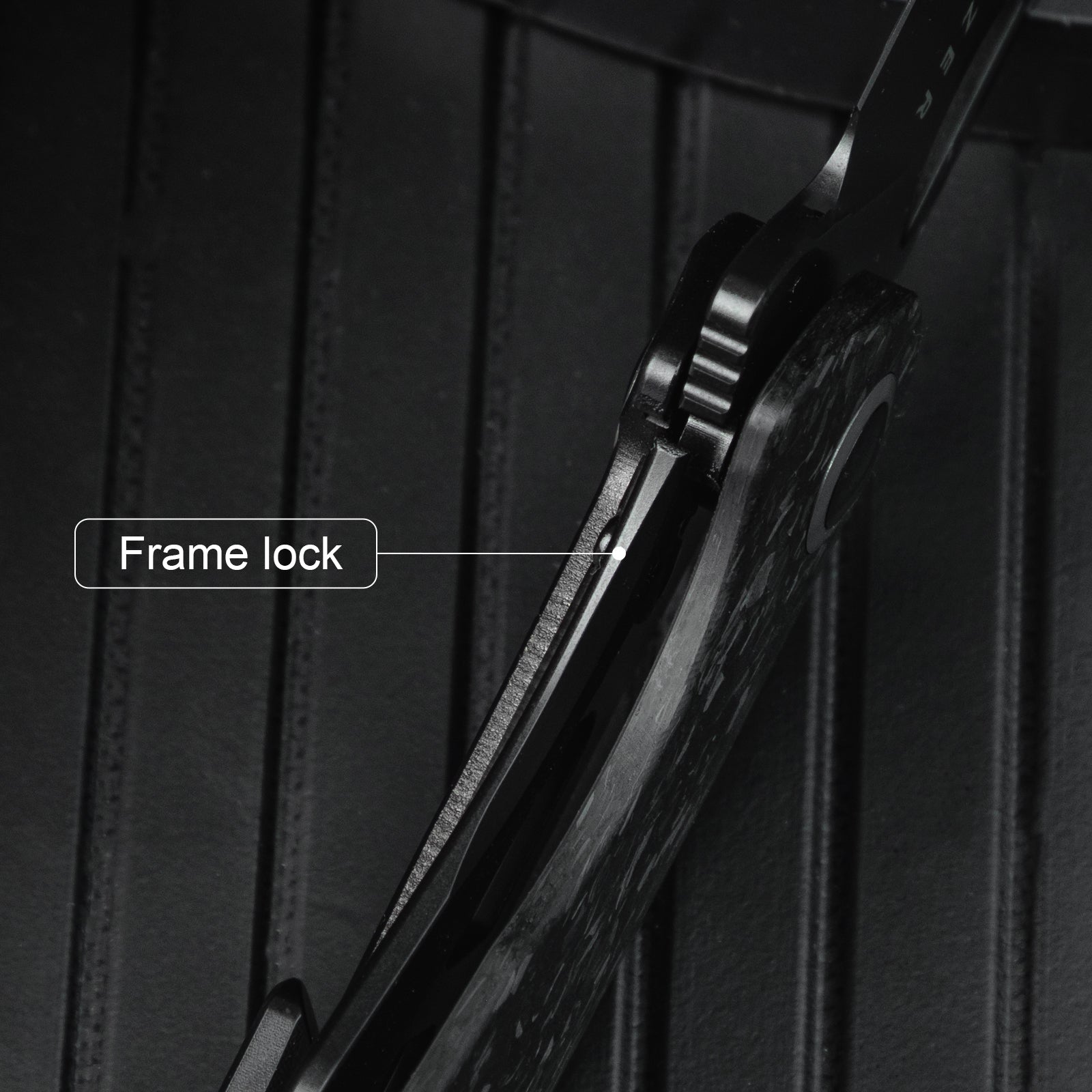 Sparrow | S45VN | Marble Carbon Fiber+Titanium | KizerB™ 3628A2