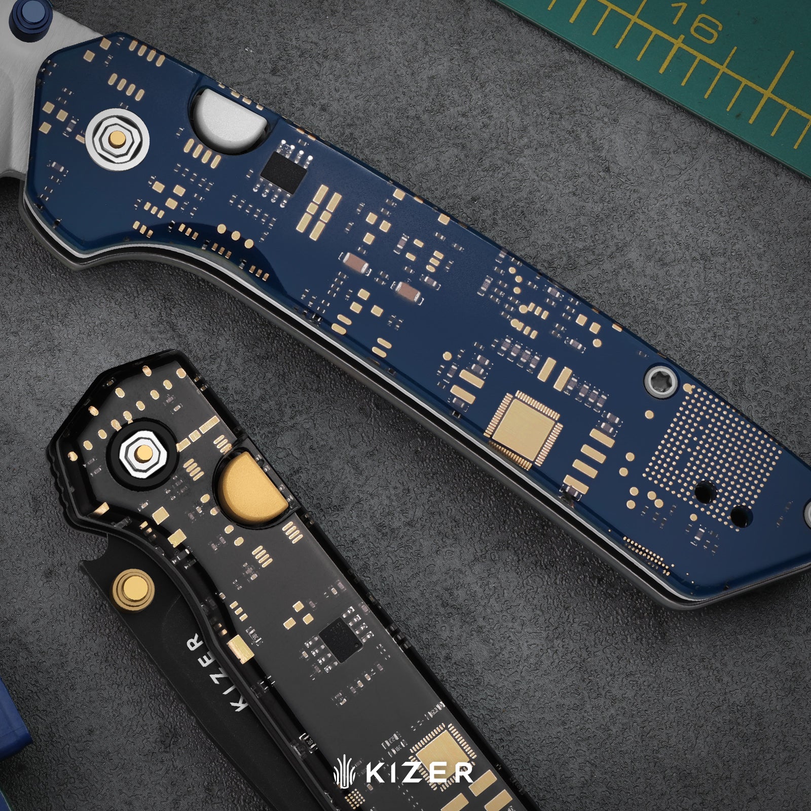 Drop Bear® | Kizer Clutch Lock™ | Nitro-V | Resin & PCB | Satin Finish | KizerV™ 3619A18