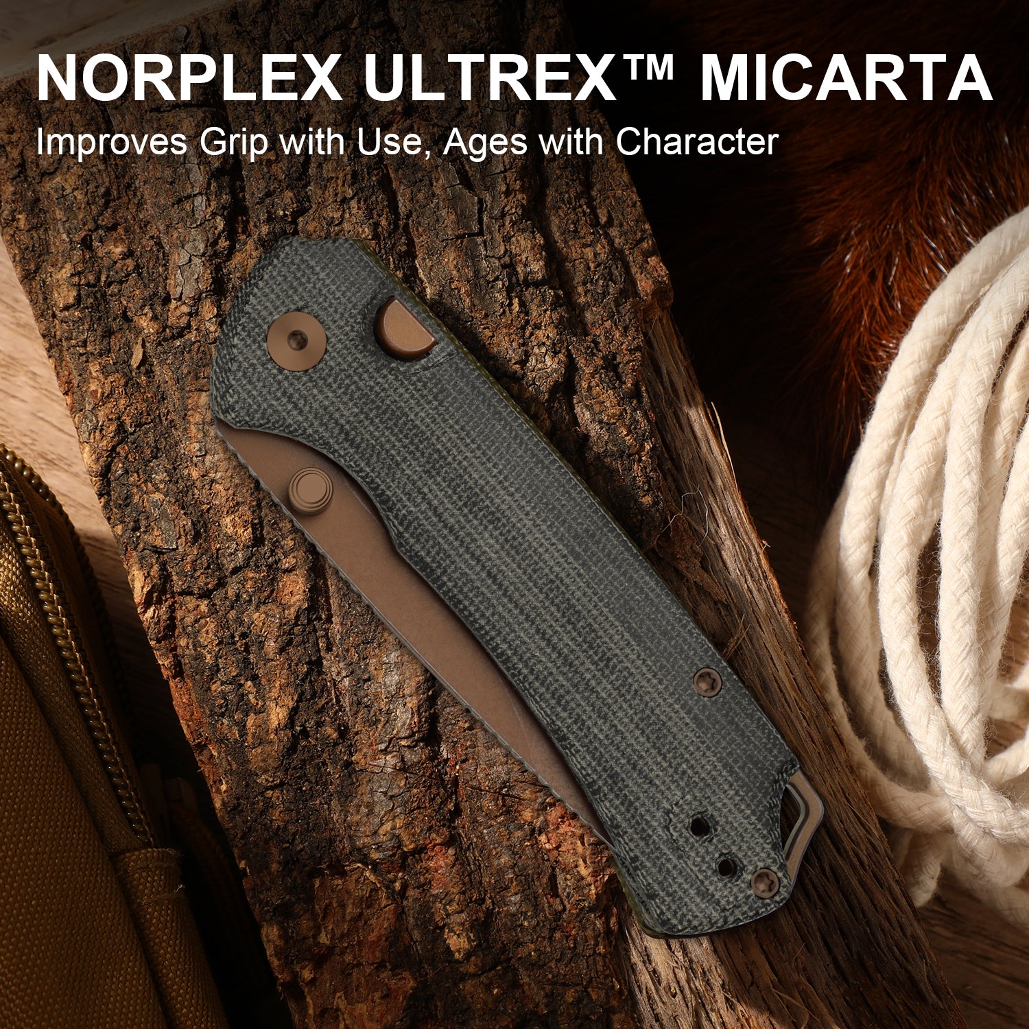 T1 BD 3.2 inch Nitro-V Norplex UltreX Micarta V3490.2BA2-Kizer