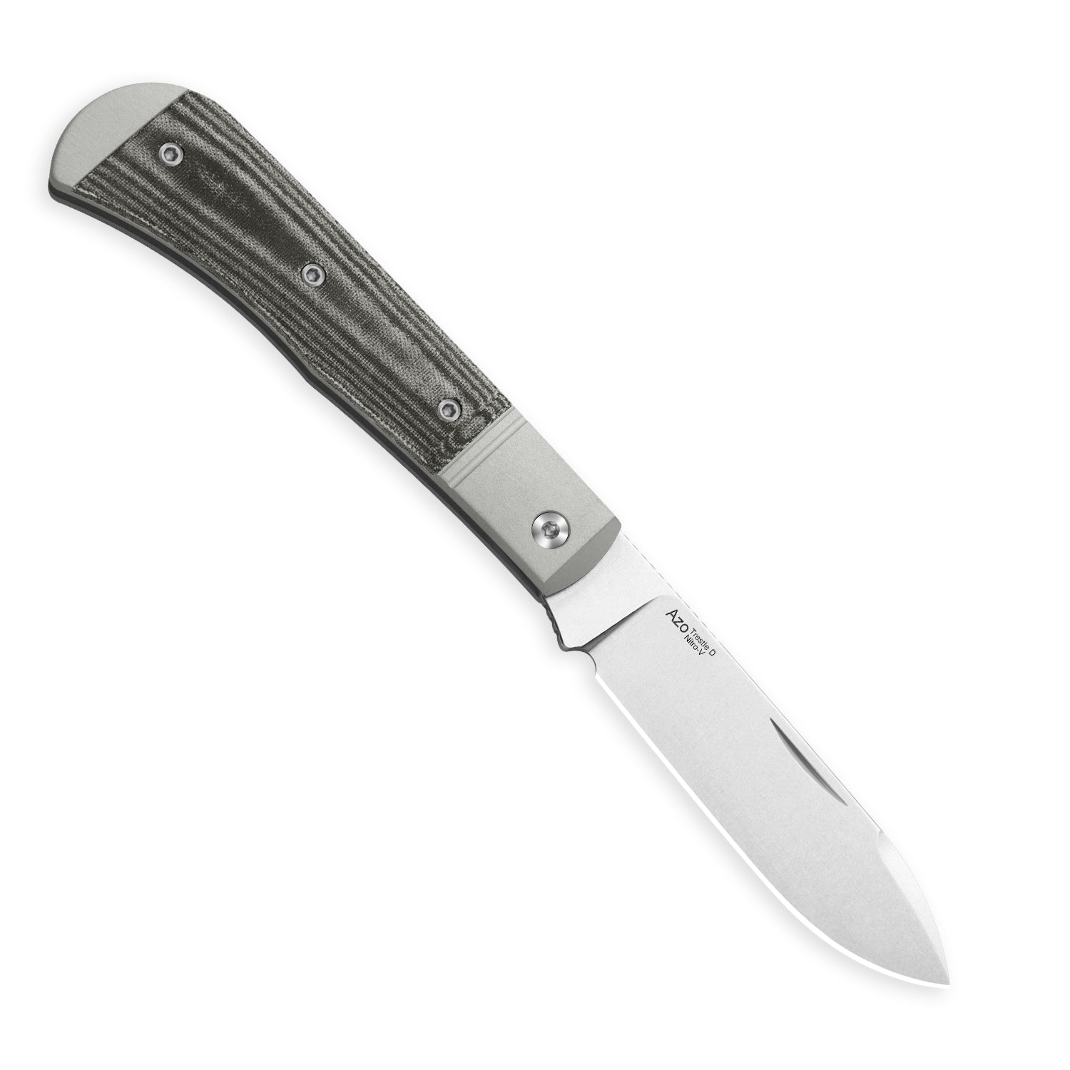 Trestle D | Aluminum & Norplex UltreX™ Micarta | Slip Joint | Nitro-V | KizerV™ 3760A1
