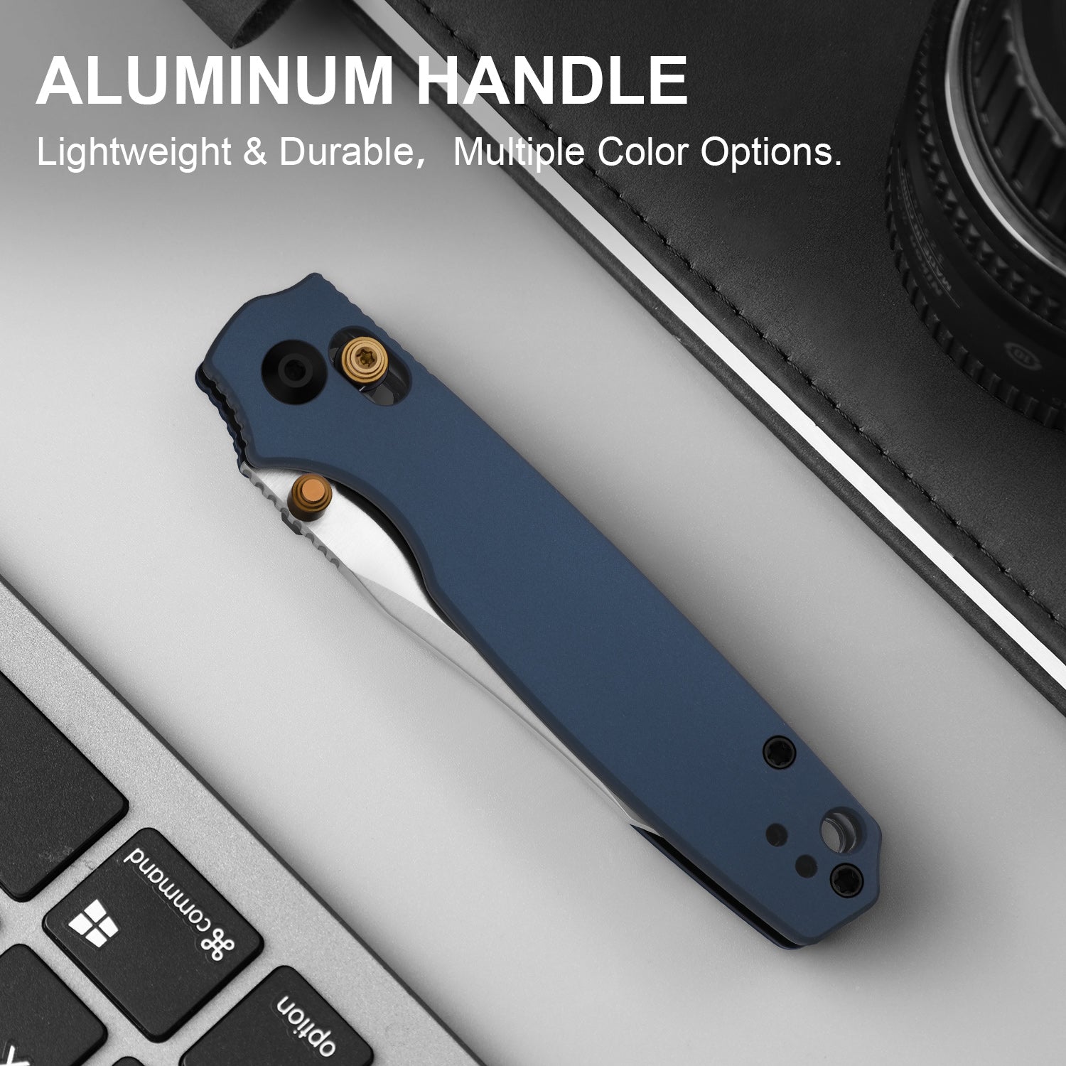 Pokiman CC | Kizer Clutch Lock™ | Clip Point | Four-Finger Full Grip | Aluminum | KizerV™ 3789A4