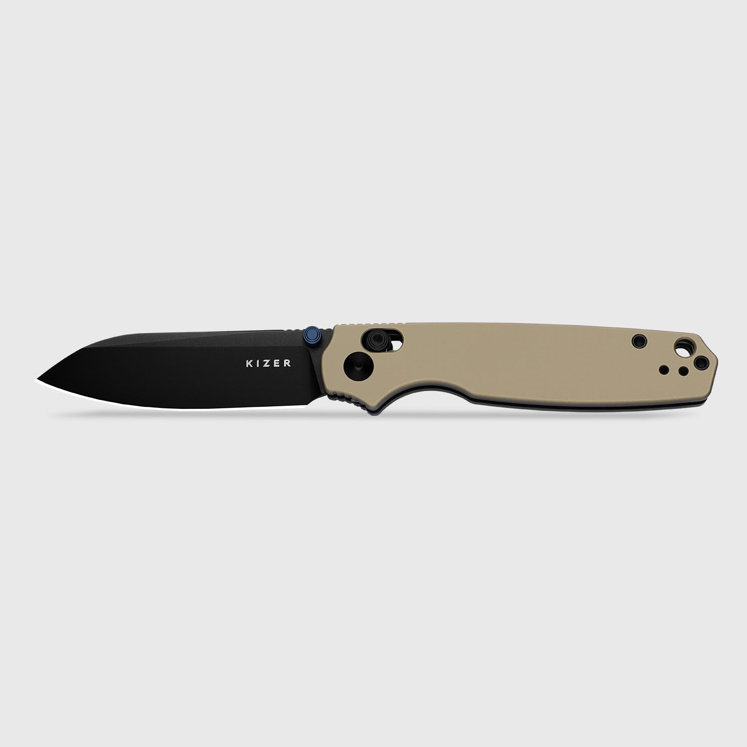 Pokiman CS | Kizer Clutch Lock™ | Sheepsfoot | Four-Finger Full Grip | Aluminum | KizerV™ 3789A6