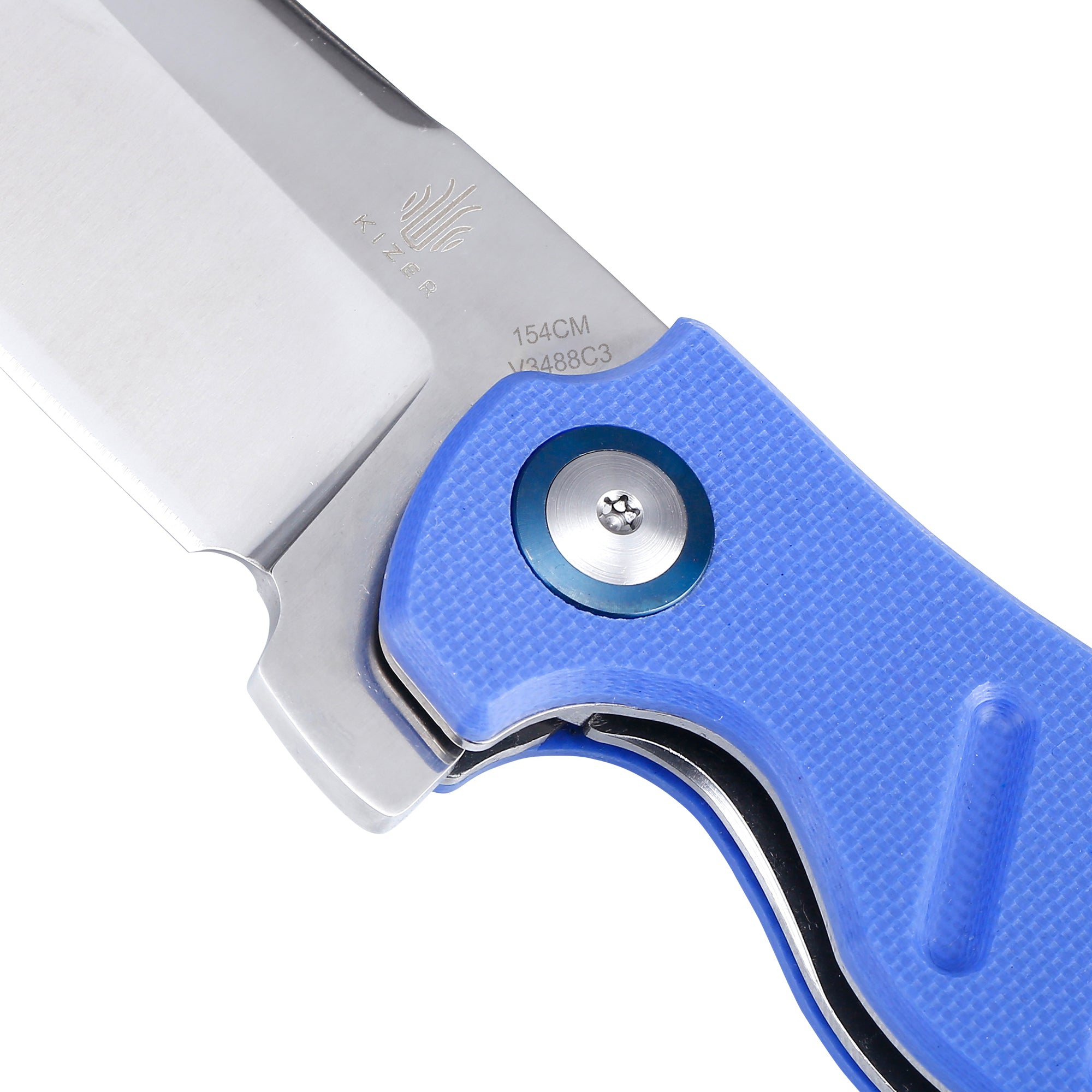 Kizer Mini Sheepdog C01c  G-10 Blue V3488C3 (2.63" Satin)
