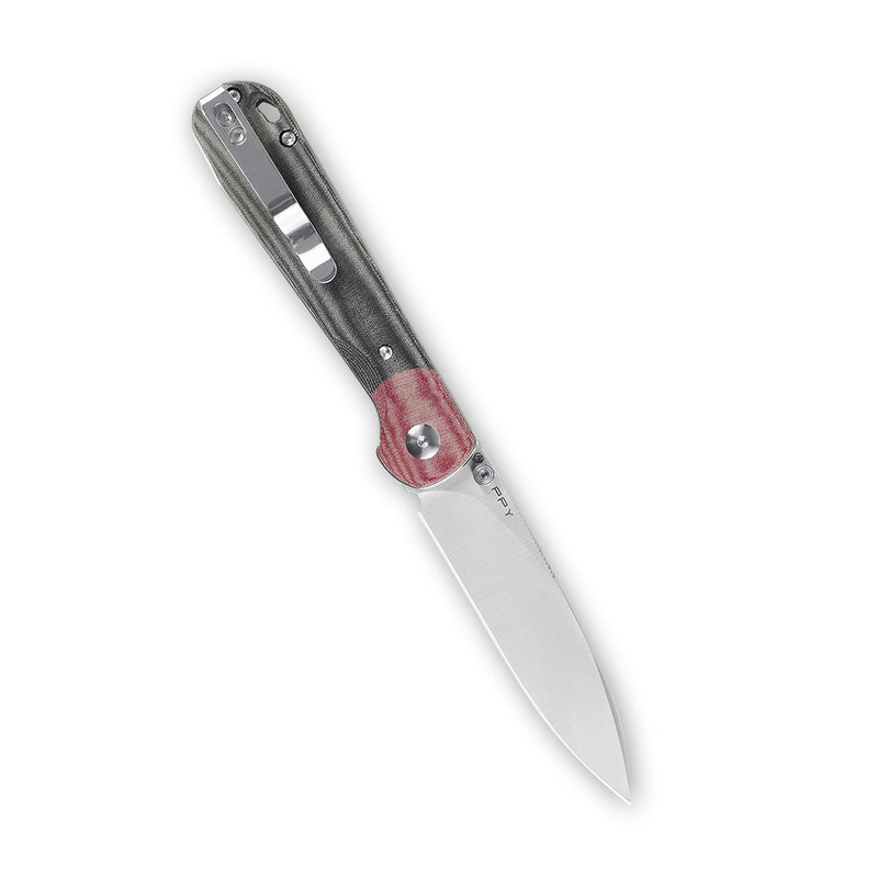 Kizer PPY Red& Black Micarta V3587C1 (3.3" )