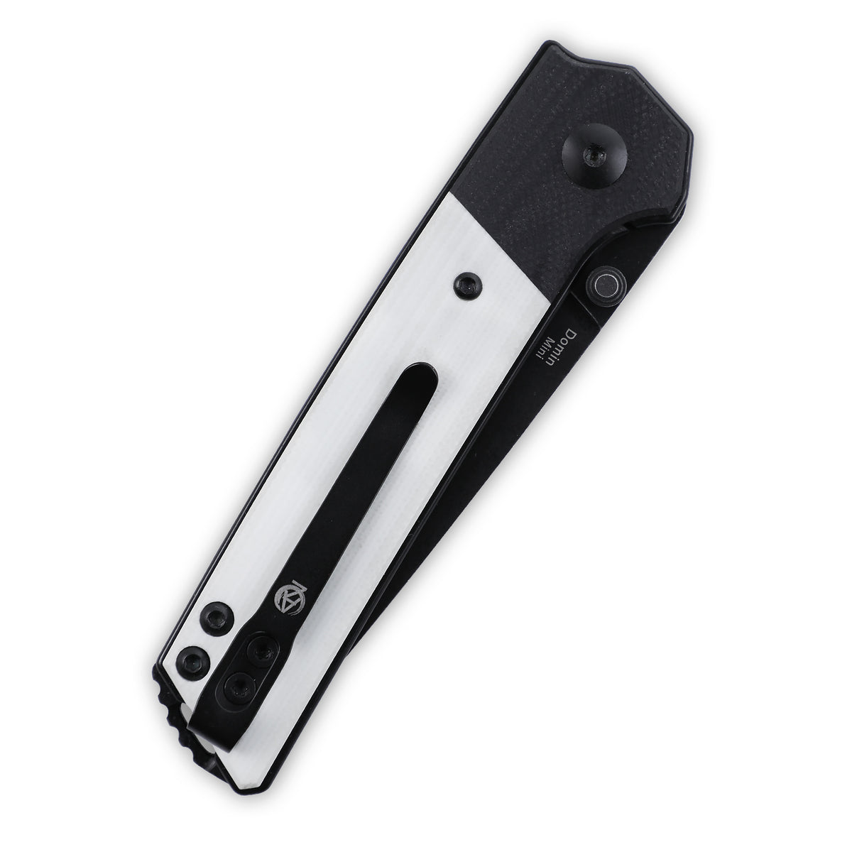 Kizer Domin Mini G10 Black&White V3516N6 (2.89" Black Ti-Coated)