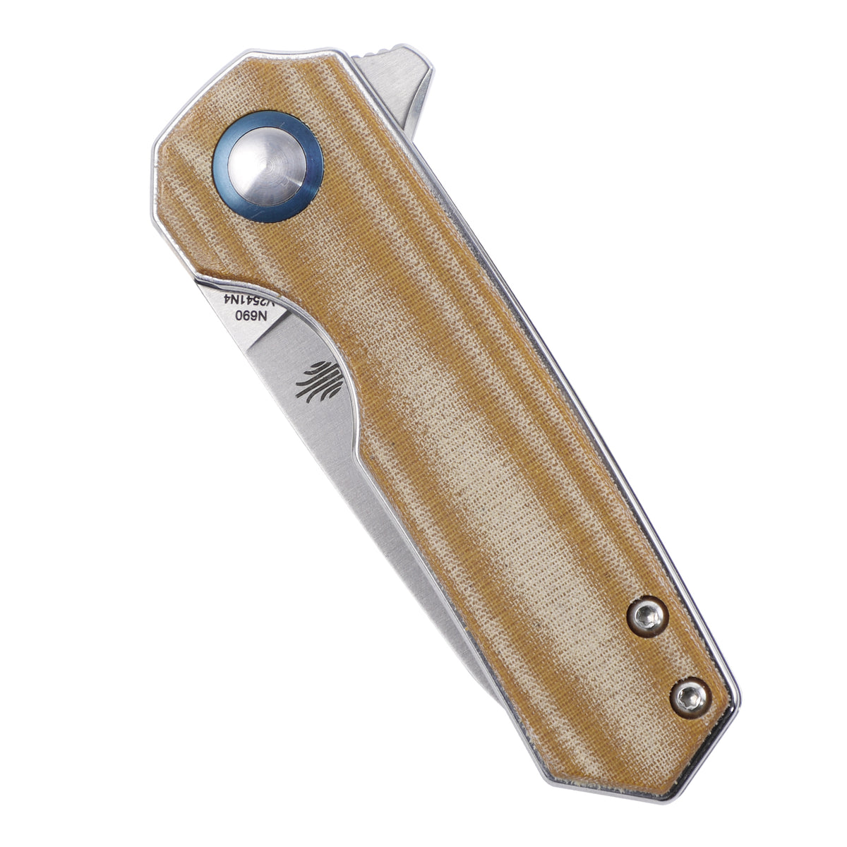 Kizer Lieb Micarta Brown V2541N4 (2.3" Stain)