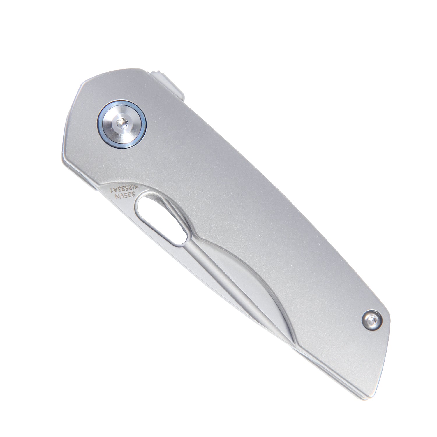Kizer Microlith Titanium Silver Ki2533A1 (2.4" Bead Blast)