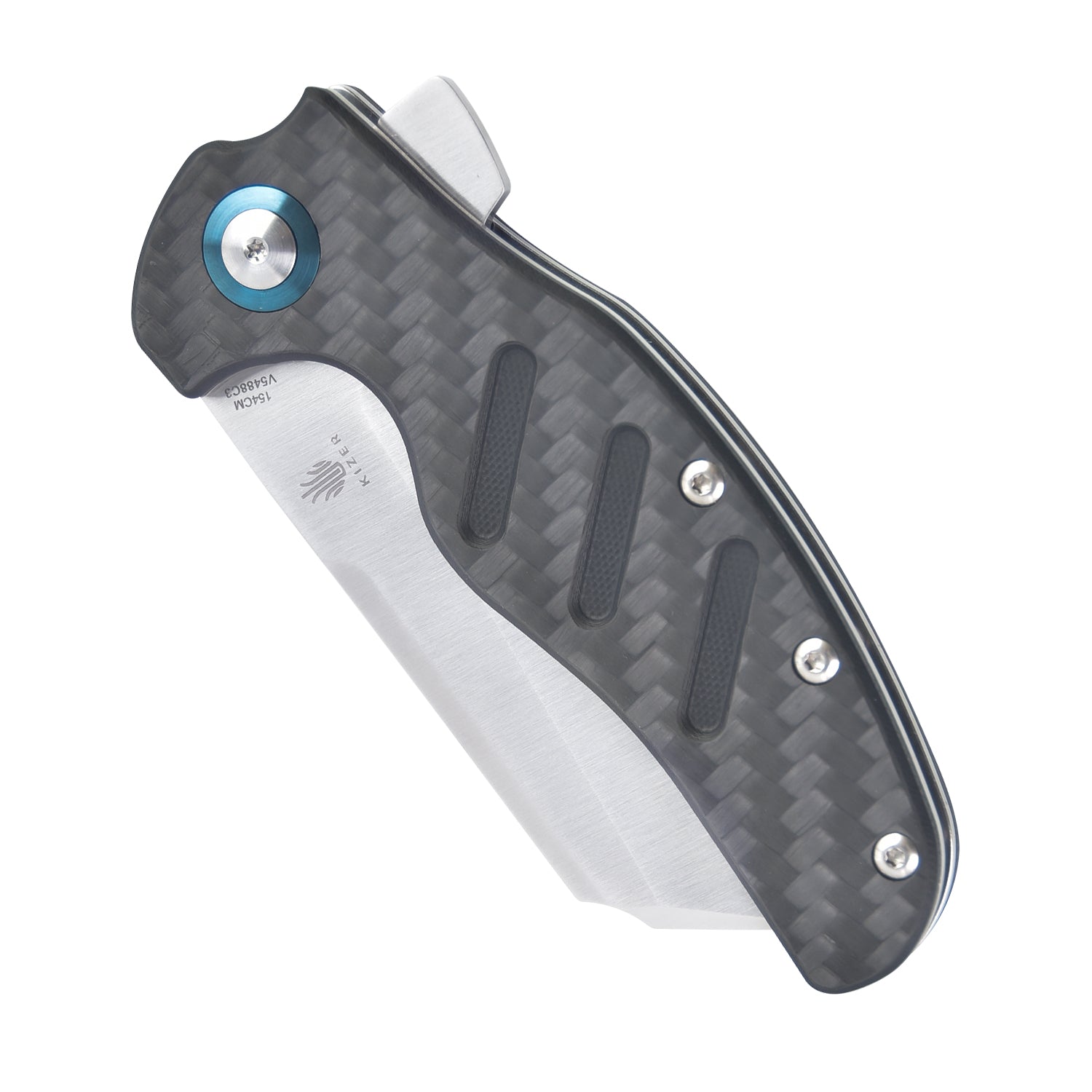 Sheepdog XL Black Carbon Fiber Handle Outdoor Knife | Kizer