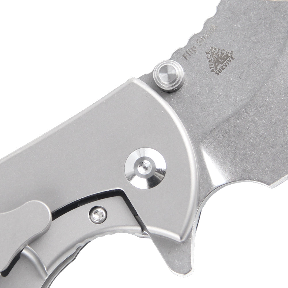 Kizer Flip Shank Micarta Brown Ki2521A2 (2" Stonewash)