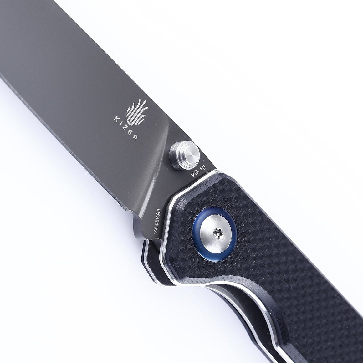 Kizer Begleiter G10 Black V4458A1 (3.56" Grey Ti-Coated)